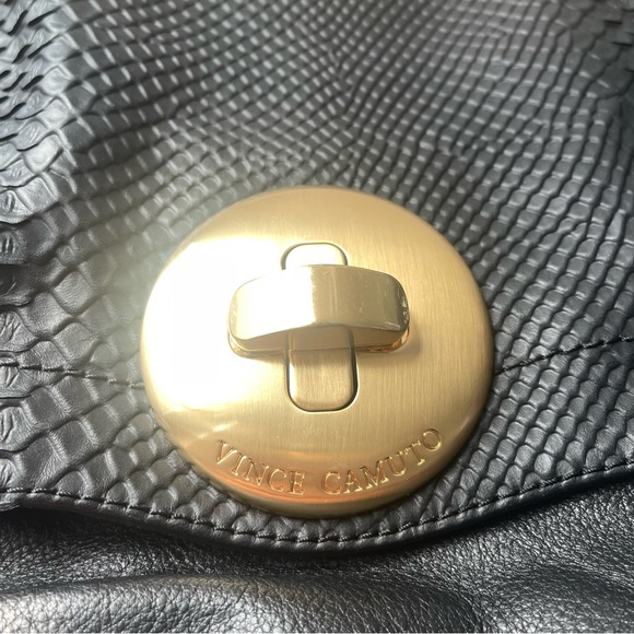 Vince Camuto Dual Leather Statement T-Clasp Purse - Picture 3 of 8